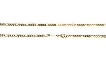 Zlatý ocelový řetízek figaro NSSC172GD