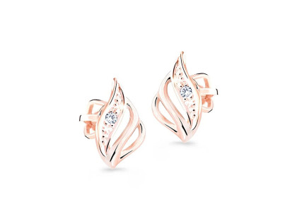 Zlaté náušnice s brilianty DZ8024-30-00-X-L4