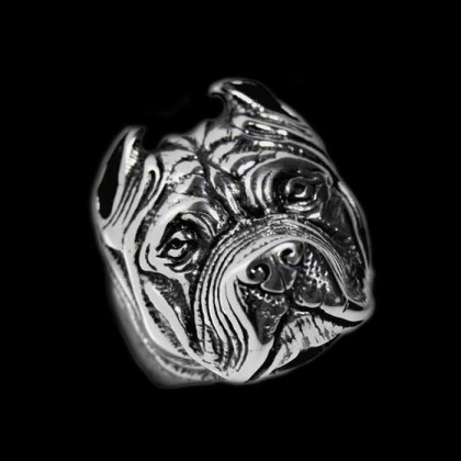 Ocelový prsten Pitbull WJHZ337