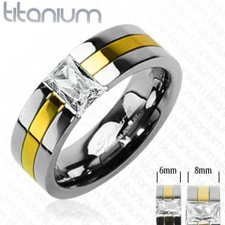 Titanový prsten Spikes 3105