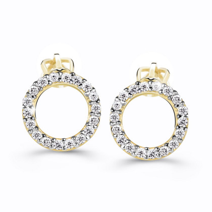 Zlaté diamantové náušnice DZ60240-30-00-X-1-1