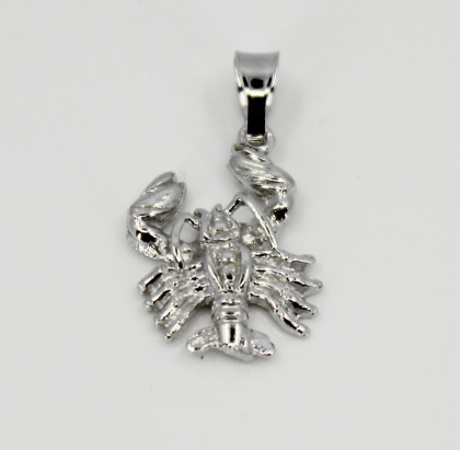 Přívěsek se znamením rak stříbrný 308524005