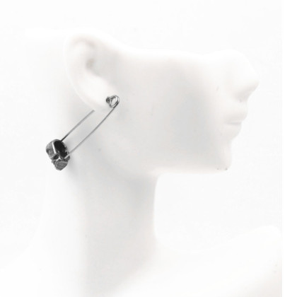 Punkové náušnice s lebkou WJHE251