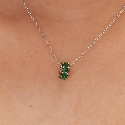 Stříbrný přívěsek korálek Brosway Fancy Life Green FLG01