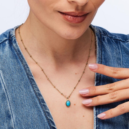 Elegantní pozlacený náhrdelník Brosway ESSENTIAL BNL132