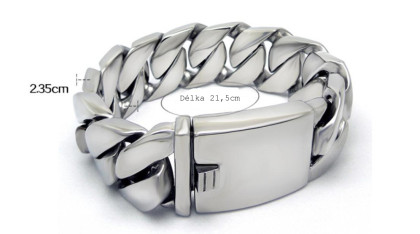 Masivní ocelový náramek pro muže JCFCE226M