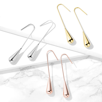 Náušnice z chirurgické oceli pro ženy 3590