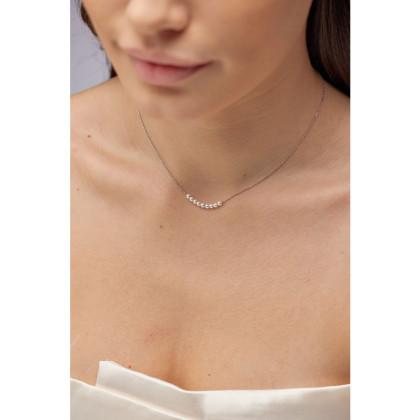 Luxusní náhrdelník s perličkami Brosway Fancy Infinite White FIW136