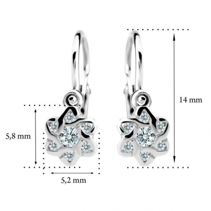 Zlaté dětské náušnice Cutie Jewellery C2149B