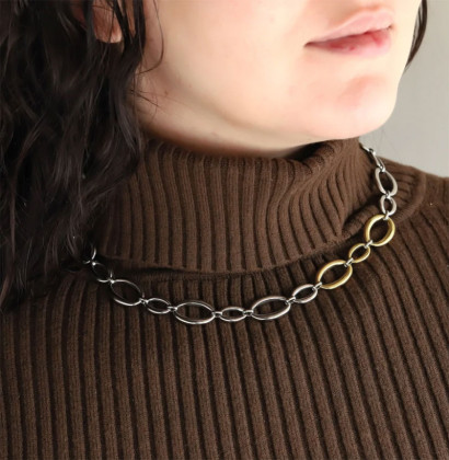Elegantní náhrdelník pro ženy z chirurgické oceli MNSS60