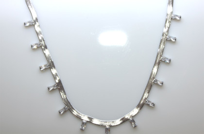 Elegantní náhrdelník se zirkony WJHN258St-CZ