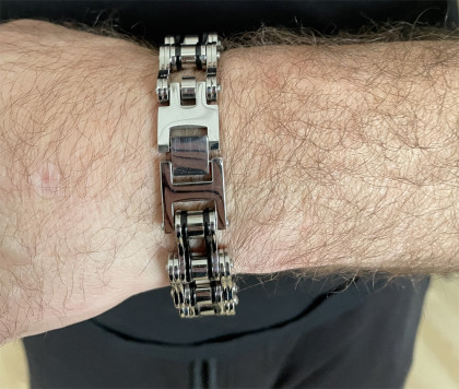 Ocelový náramek pro motorkáře WJHB193