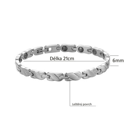 Magnetický náramek na ruku WJHB712