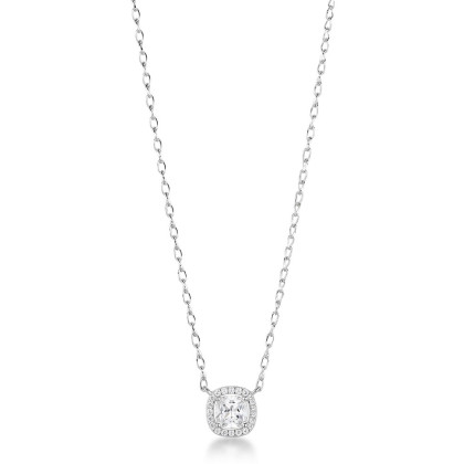 Dámský stříbrný náhrdelník se zirkony Brosway Fancy Infinite White FIW155