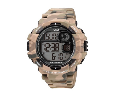 Pánské náramkové digitální hodinky Q+Q M143J002Y