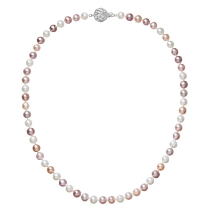Perlový náhrdelník z říčních perel 822004.3/9264B multi