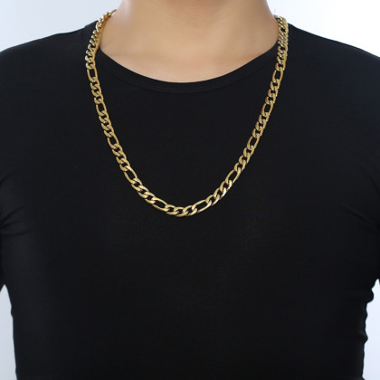 Ocelový řetízek pro muže zlatý JCFNC386G