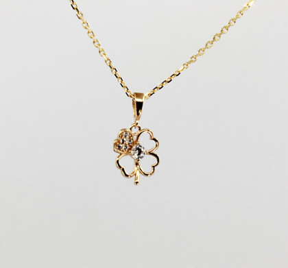 Pozlacený přívěsek ze stříbra 3133088001 - čtyřlístek 