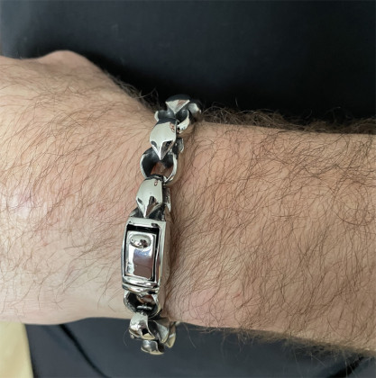 Náramek pro muže chirurgická ocel WJHB636