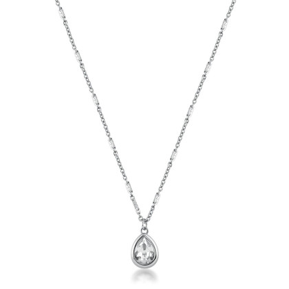 Náhrdelník z chirurgické oceli s kamínkem Brosway Symphonia BYM197