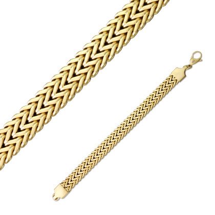 Dámský ocelový náramek zlatý SESB02MG-8