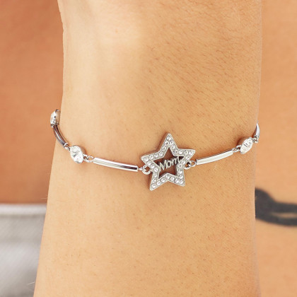 Náramek na ruku se zirkony Brosway Chakra BHKB161 - Sestra