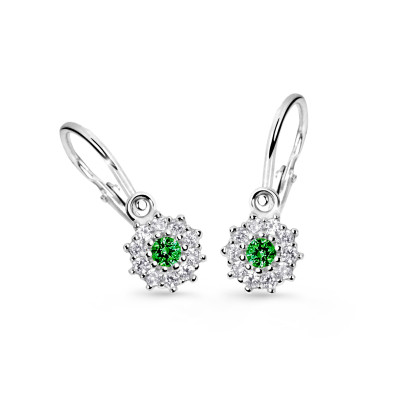 Náušničky pro miminka Cutie Jewellery C2749B-Green