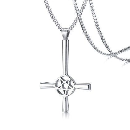 Satanský kříž chirurgická ocel JCFPN-1127S