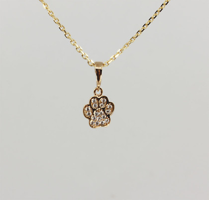 Pozlacený stříbrný přívěsek psí packa 3132910001