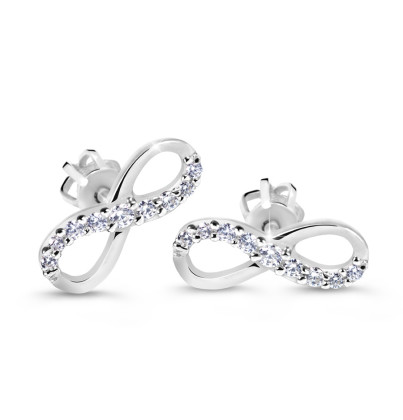 Briliantové náušnice z bílého zlata DZ60149-30-00-X-2
