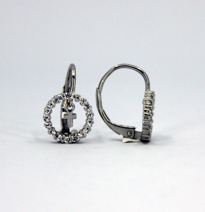 Stříbrné náušnice s kamínky 312246002