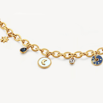 Náramek s přívěsky Brosway Chakra BHKB128