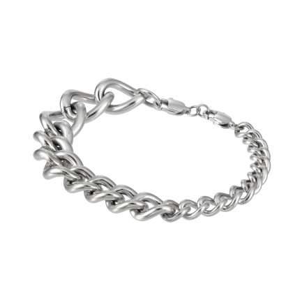 Ocelový náramek na ruku BSS1010ST