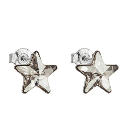 Náušnice hvězdičky stříbro s krystaly Swarovski 31228.5