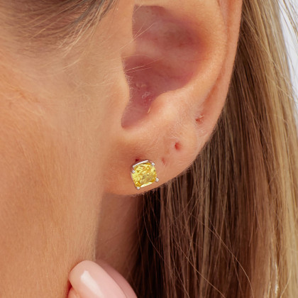 Dámská náušnice pecka Brosway Fancy Energy Yellow FEY06