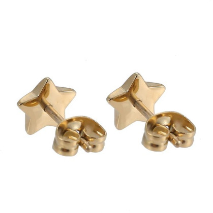 Ocelové náušnice hvězdičky ESS301GD