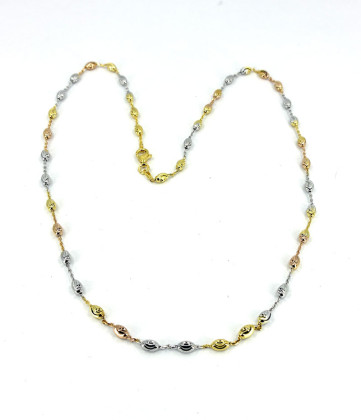 Pozlacený náhrdelník stříbrný 3104750020