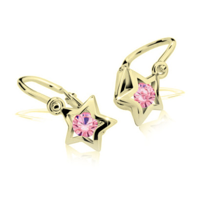 Dětské naušničky Cutie Jewellery C1942-Z Pink
