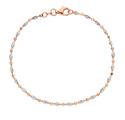 Jemný stříbrný pozlacený náramek 3052720005