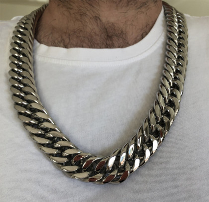 Masivní náhrdelník pro muže chirurgická ocel WJHN08-ST
