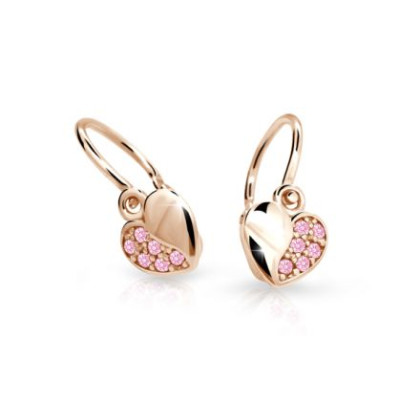 Náušnice pro miminka Cutie Jewellery C2160R-Pink