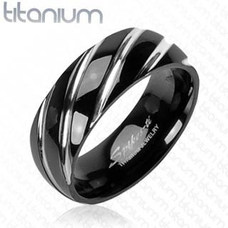 Titanový prsten Spikes 3558