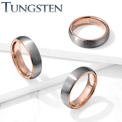 Snubní prsteny z wolframu SERTU11R