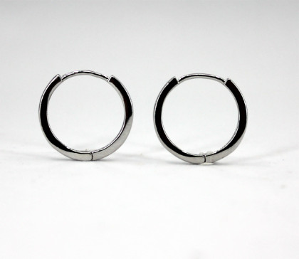 Stříbrné náušnice kruhy 311621002