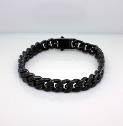 Ocelový náramek v pistolové šedi WJHN246B