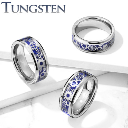 Pánský wolframový prsten SEHRTU14