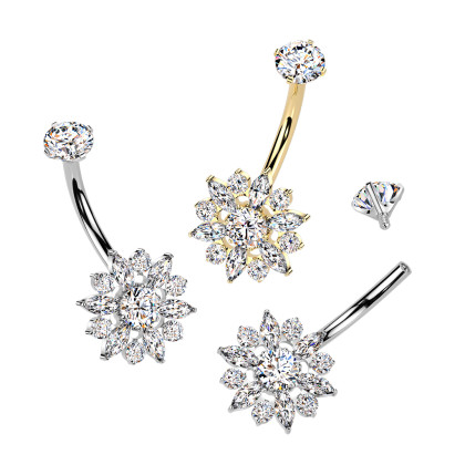 Titanový piercing do pupiku SETIN69