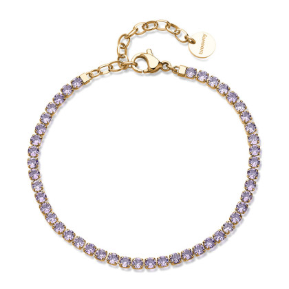 Tenisový náramek z chirurgické oceli Brosway Desideri BEI104