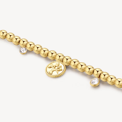 Pozlacený náramek Brosway Chakra BHKB160 - Strom života