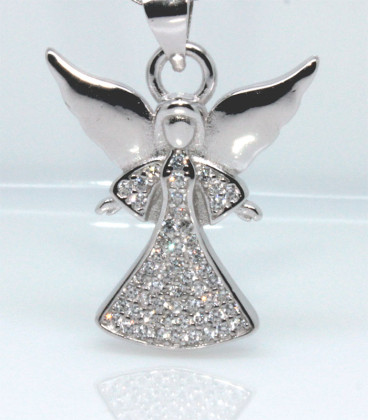 Stříbrný přívěsek andělíček 308389